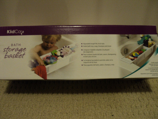 Kidco Bath Storage Basket *NEW IN BOX* in Bathing & Changing in St. Catharines