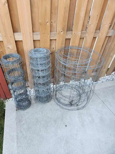 I'm selling rolls of used page wire fencing, perfect for various containment needs on your property....