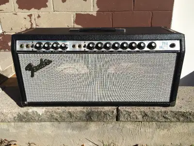Fender Twin Head, Silverface, 70s, with master volume I lost interest in hauling around a 2X12 amp y...