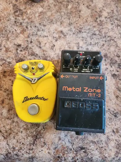 boss metal zone & danelectro tuna melt, View more