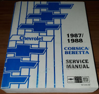 87/88 CORSICA BERETTA Service Manual