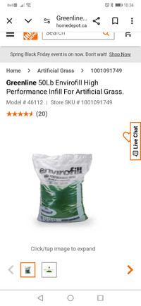 Greenline 50Lb Envirofill High Performance Infill For Artificial