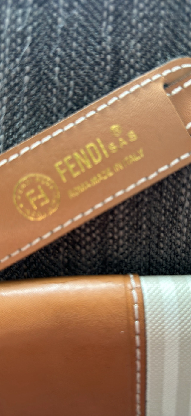 Vintage Authentic Fendi Envelope Style Shoulder Bag in Jewellery & Watches in Edmonton - Image 2
