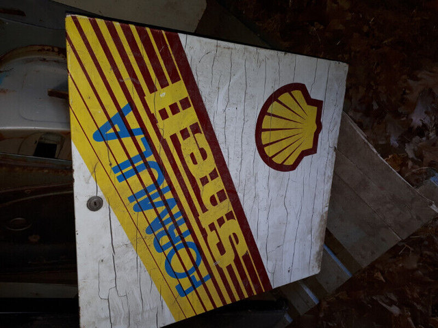 Master Feeds Sign .Shell Gas Pump door, in Arts & Collectibles in Oshawa / Durham Region - Image 2