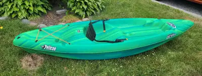 Sit on top kayak. Small adult/child. 7' 9" length 28" width 26 lbs No paddles