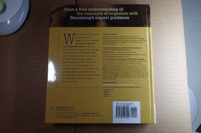 Cognitive Psychology Fifth Edition in Textbooks in Mississauga / Peel Region - Image 2