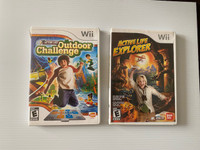 Lot of Wii Active Life Games - Outdoor Challenge & Explorer