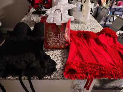 Ladies Plus Sized Set Corset Lingerie Pair, View more