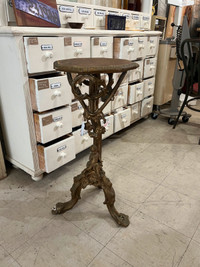 Gilt Plaster Plant Stand Table