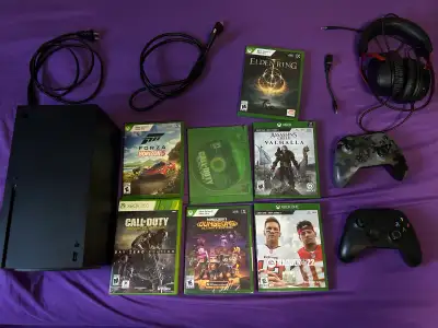 Xbox one series x Bundle (1TB, controllers, headset and more!), View more