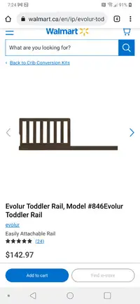 New. Toddler guard rail. New in box never used.