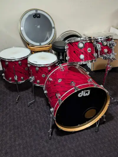 DW Collectors Series Maple drum kit. like new., View more