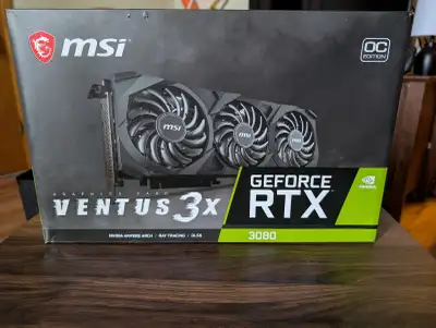 NVIDIA MSI RTX 3080 12GB Ventus 3X Plus OC, View more