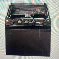 RV 3 burner stove top and oven