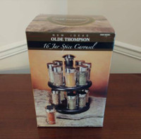 Olde Thompson 16 Jar Spice Carousel - New