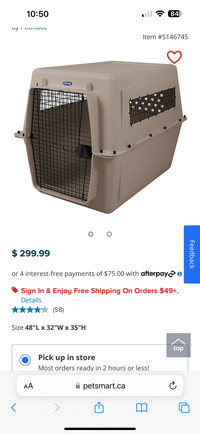 XL dog kennel