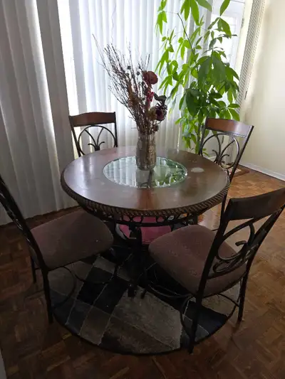 Dining table with 4 chairs , View more