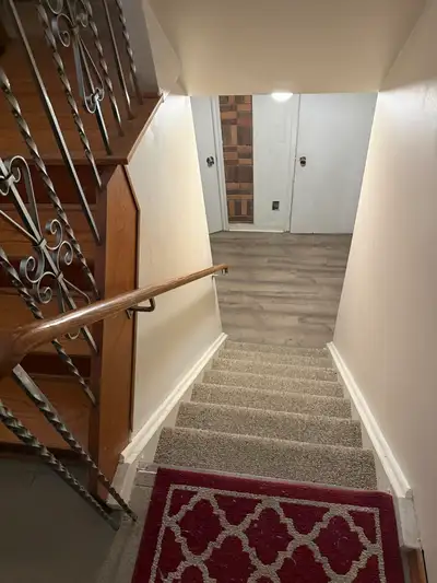 Basement apartment, 2 beds, 1 bath, walking distance to public transit, close to humber college, and...