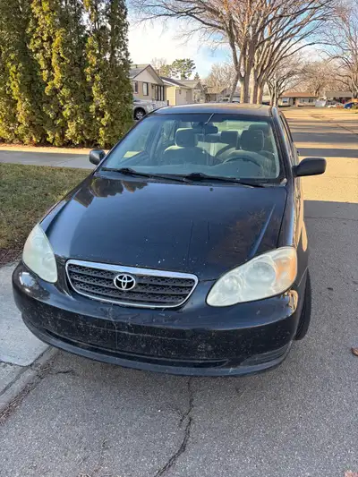 It’s a 2007 Toyota Corolla. 260,000km. -new rear breaks (summer 2025) - new winter tires (drove on o...