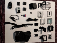 Gopro Hero 3 with accessories. 