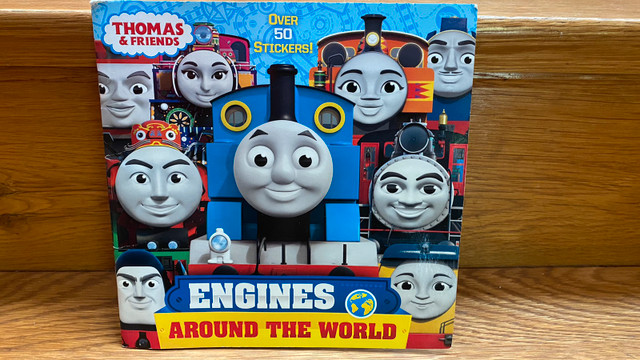 Thomas & Friends Engines Around the World book & 50+ stickers in Children & Young Adult in Oshawa / Durham Region