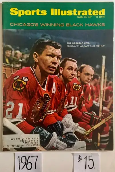 Stan Mikita "Chicago Blackhawks" Sports Illustrated 1967, View more