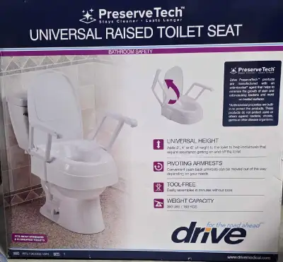 Preserve Tech Universal Raised Toilet Seat, View more