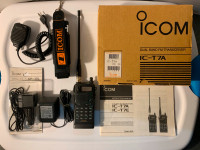 Icom Dual Band Handheld FM Ham Radio Transceiver IC-T7A