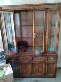 Glass Cabinet and Chest