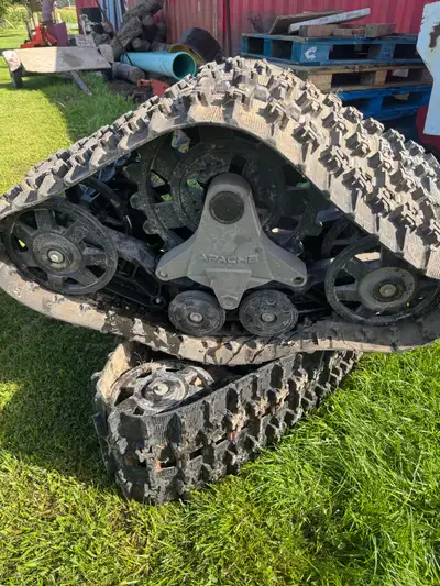 I have canam tracks plus mount hardware that came off a gen 1 canam 800. I have a full spare set tha...