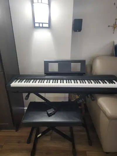 Yamaha Digital Piano with seat and pedal, View more