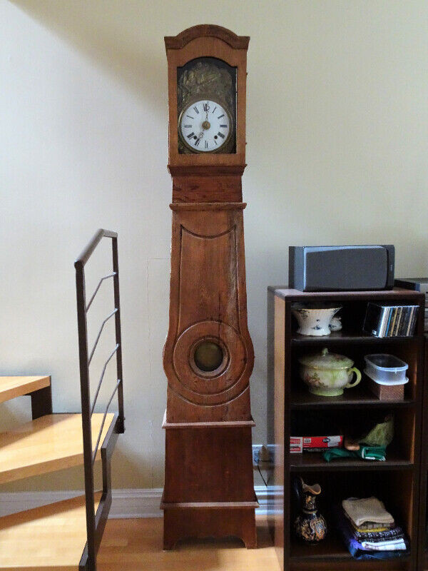 Horloge Grand-Père Comtoise, Grandfather Comtoise clock dans Art et objets de collection  à Ville de Montréal