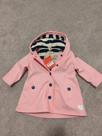 NEW Hatley rain jacket size 2 toddler