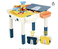Kids Table, Toddler Activity Table 6 in 1 Multi Set with Plus