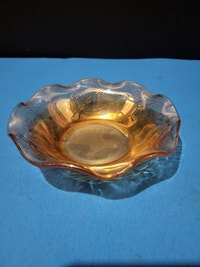 Amber depression glass bowl Ottawa Ottawa / Gatineau Area Preview