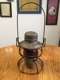 Vintage 1925 “Armspear” Railroad Lantern $125