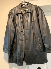 Black Leather Men’s Jacket