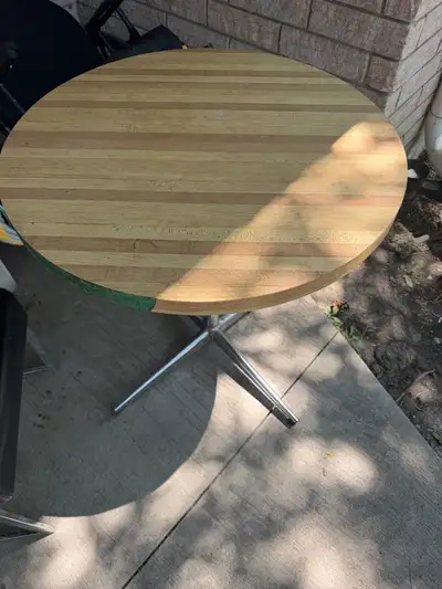 Round Wood Top Bistro Table, View more