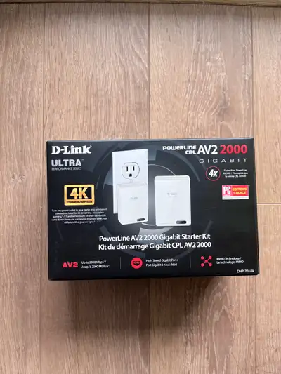 D-Link AV2 2000 Powerline, View more