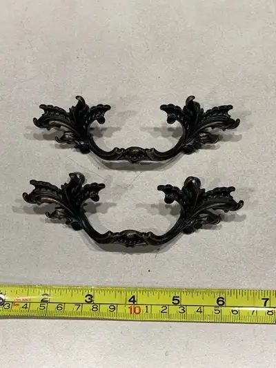 Cabinet Pulls - Two Antique - Gorgeous, View more