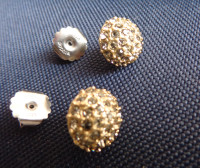 New LIA SOPHIA rhinestone earrings
