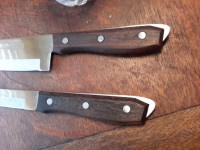 Rare japanese  vintage  kitchen knives EN Garde