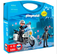 Playmobil City Action Police Carry Case (set #5891)