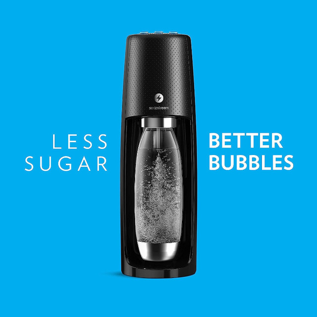 SodaStream Fizzi One Touch Sparkling Water Maker + 60L CO2 + Bla in Other in Mississauga / Peel Region - Image 4