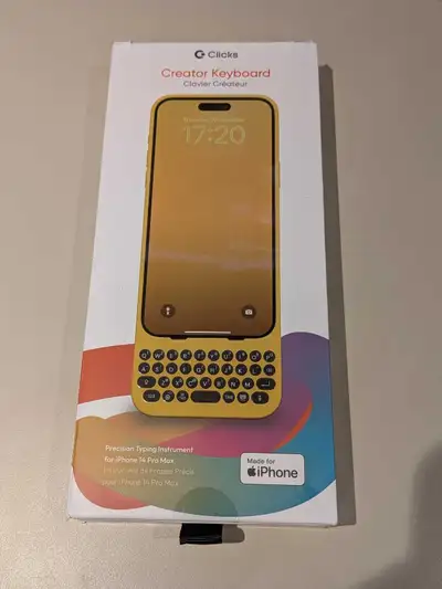 New Clicks Creator Keyboard for iPhone 14 Pro, View more
