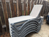 Gracious Living Baja Sling Outdoor Chaise Lounge