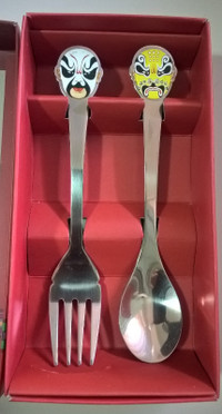 Chinese Facial Masks Stainless Steel Cutlery set