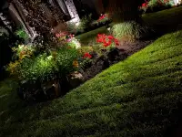 Landscaping services; Aeration overseed and fertilizer