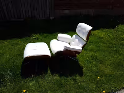 Herman miller chair and ottoman