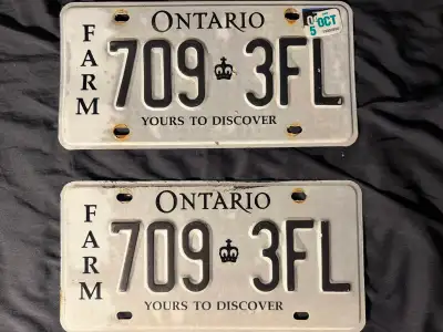 Ontario Farm Licence Plates, View more